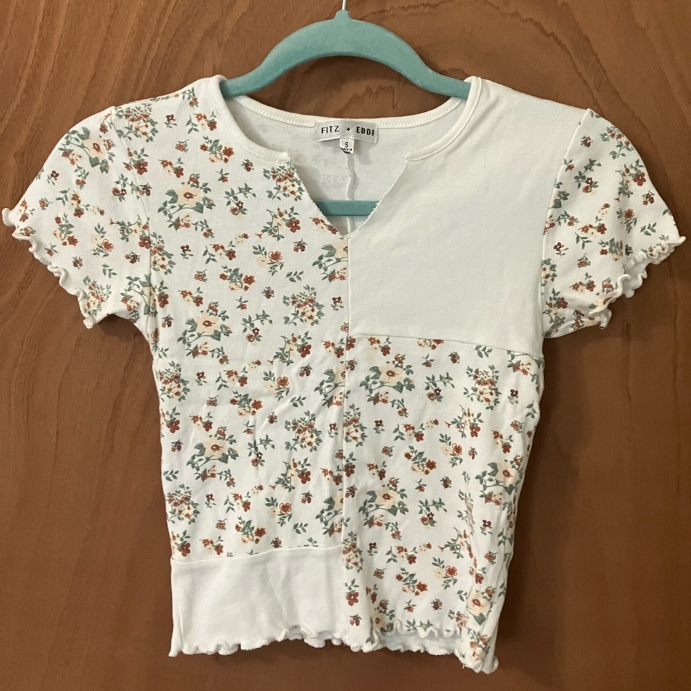 Floral Patchwork Tee